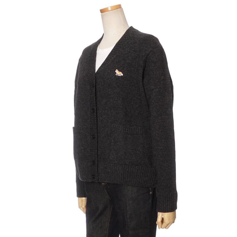 MAISON KITSUNE メゾン キツネ カーディガン レディース ダークグレー 