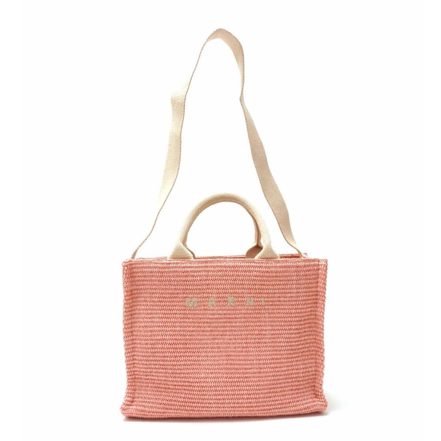 送料関税込★MARNI★トートバッグ ショルダーバッグ★PINK MARNI マルニ トート ショルダーバッグ レディース ピンク