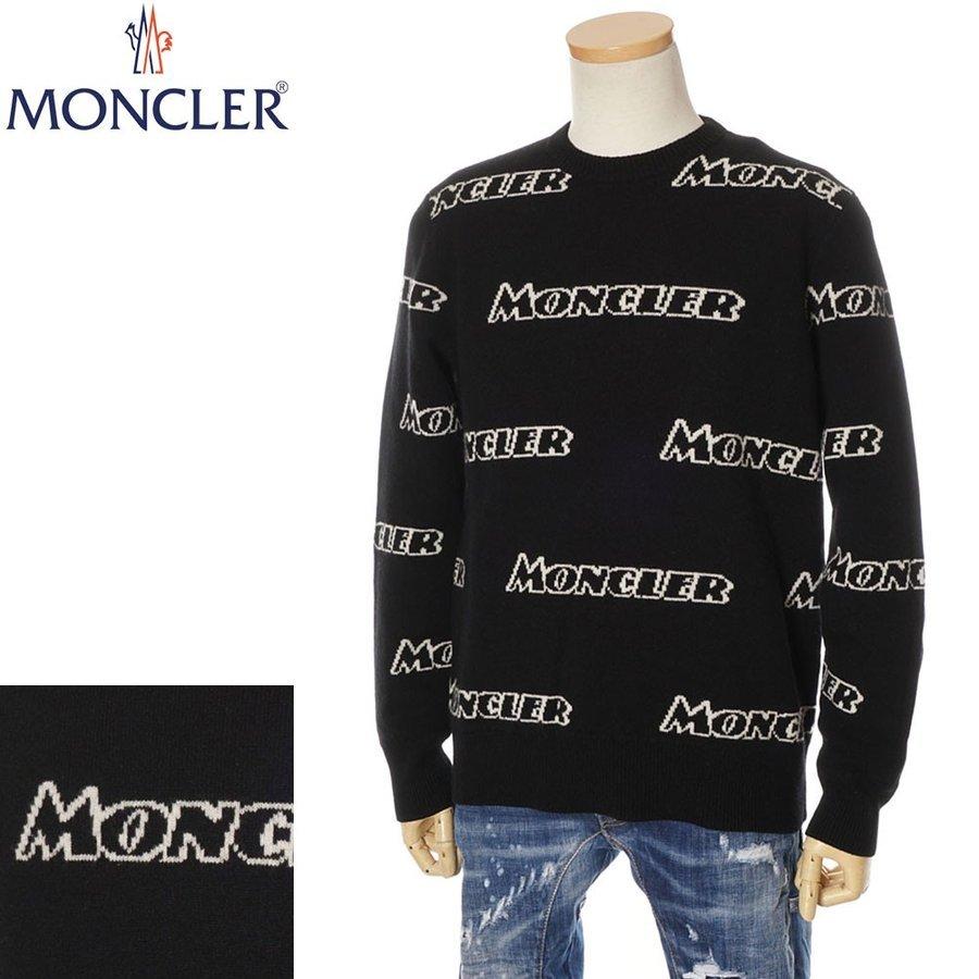 モンクレール ニット メンズ Moncler クルーネックセーター ロゴ 丸首 ブラック 091 138 Maglione Tricotgiro Mom セレクトテイストyahoo 店 通販 Yahoo ショッピング