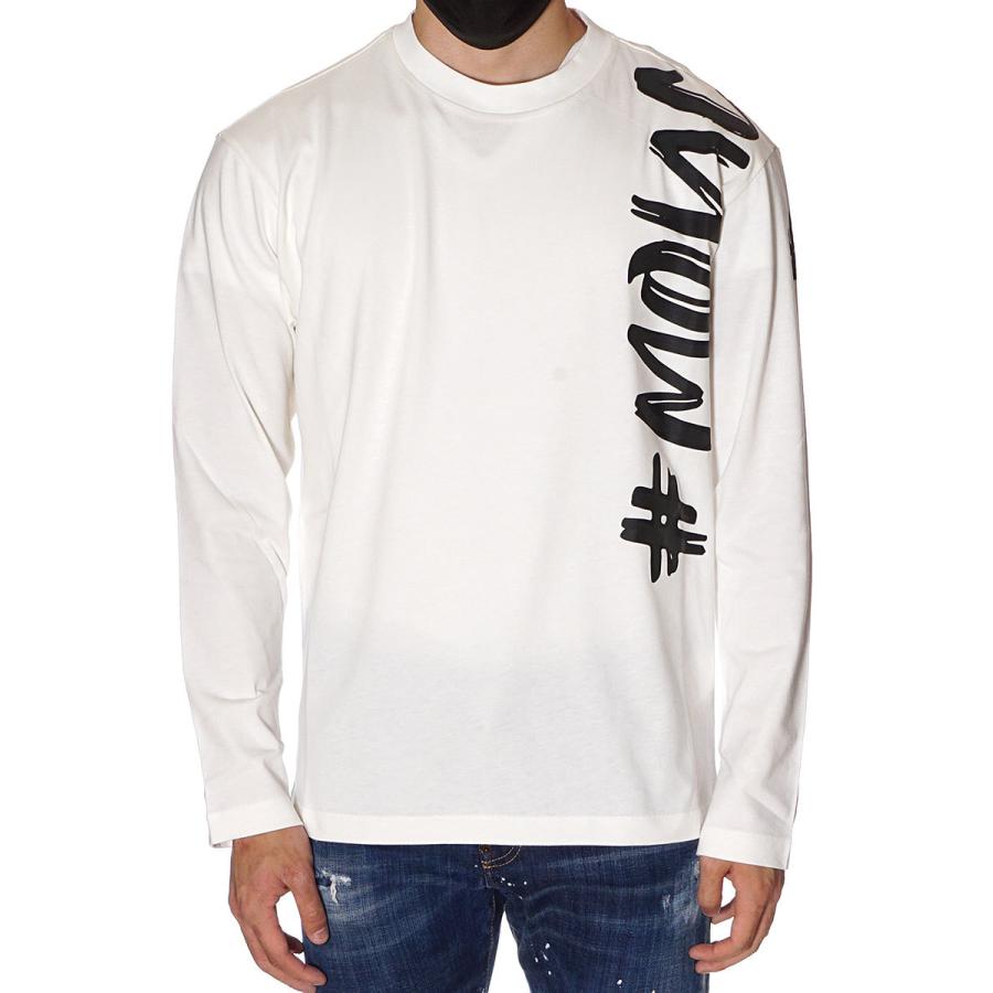 モンクレール グルノーブル MONCLER GRENOBLE ロングTシャツ 長袖 ロンT メンズ アイボリー グレー 097 8D00004 8390T 袖丈 肩幅 着丈 モンクレール グルノーブル GRENOBLE アイボリー グレー 8D00004