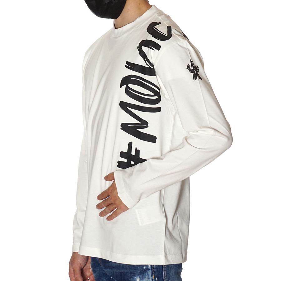 モンクレール グルノーブル MONCLER GRENOBLE ロングTシャツ 長袖 ロンT メンズ アイボリー グレー 097 8D00004 8390T 袖丈 肩幅 着丈 モンクレール グルノーブル GRENOBLE アイボリー グレー 8D00004