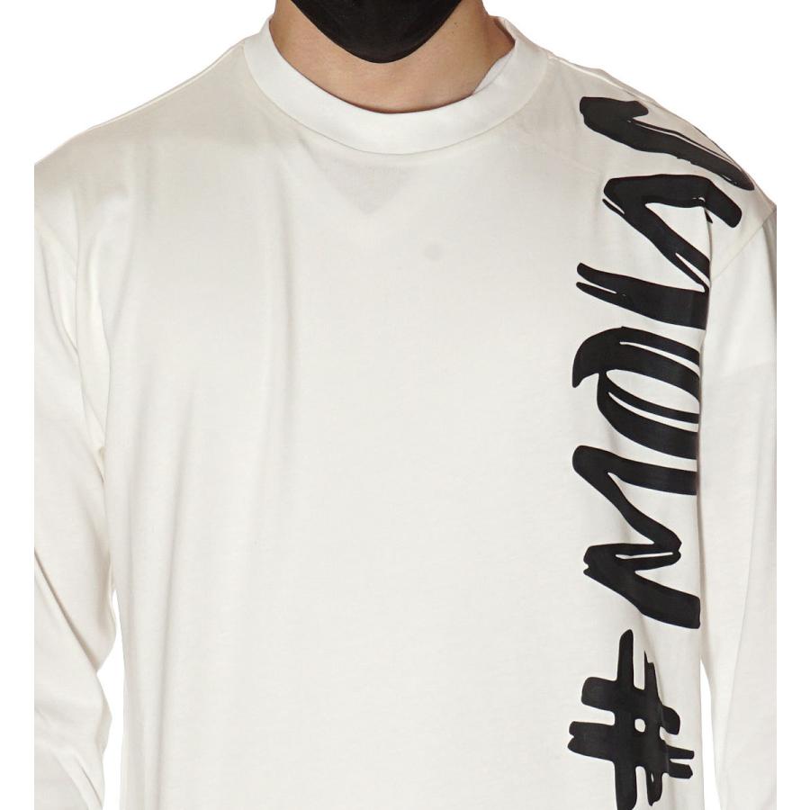 モンクレール グルノーブル MONCLER GRENOBLE ロングTシャツ 長袖 ロンT メンズ アイボリー グレー 097 8D00004 8390T 袖丈 肩幅 着丈 モンクレール グルノーブル GRENOBLE アイボリー グレー 8D00004