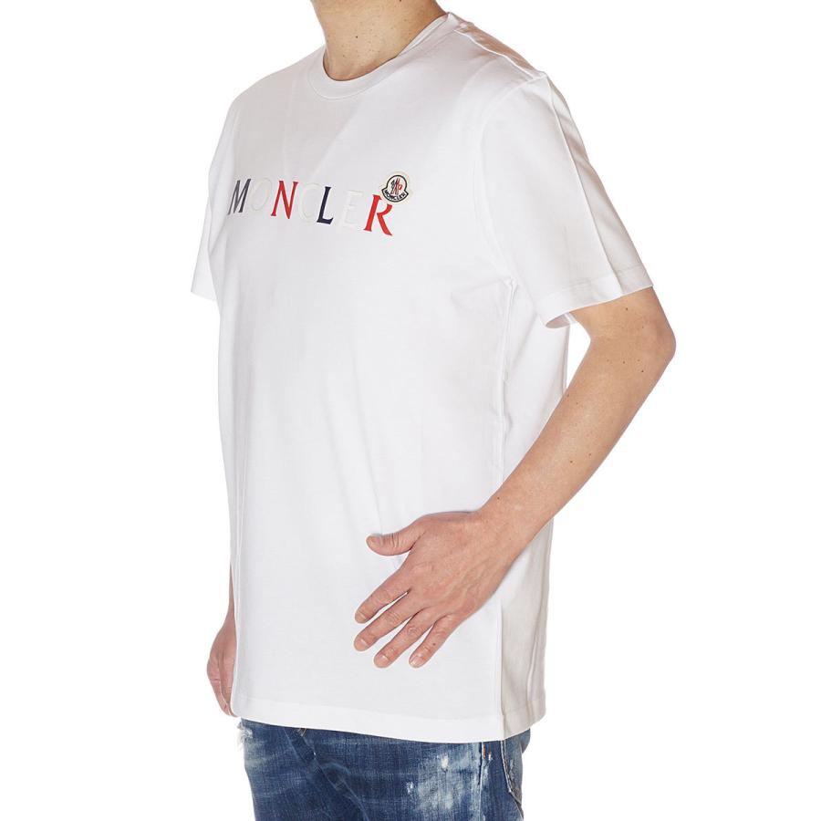 モンクレール MONCLER Tシャツ 半袖 メンズ ホワイト 091 8C00043 