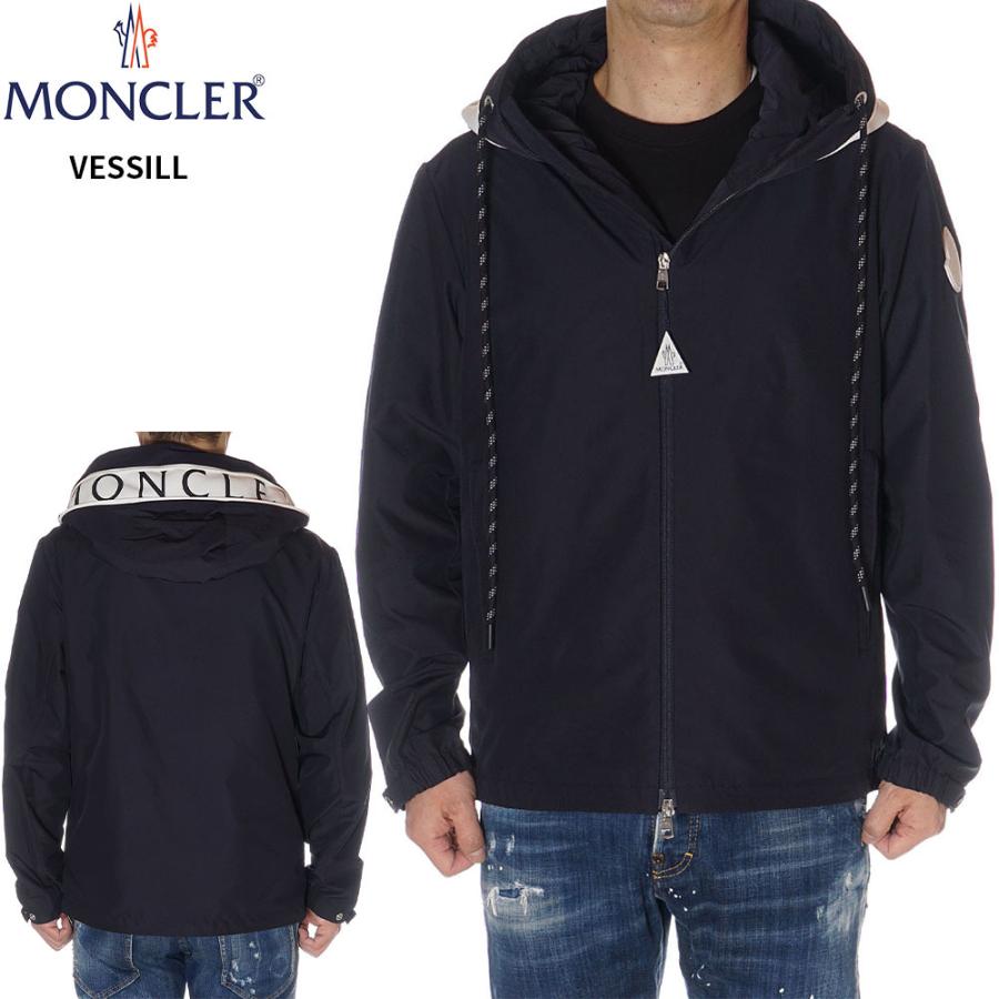 モンクレール MONCLER フード付き ポリエステルジャケット ナイロン風 メンズ ネイビー 091 1A00050 549ML VESSILL アウトレット :mom00097:セレクトテイストYahoo!店 - 通販 - Yahoo!ショッピング
