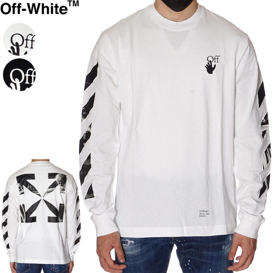 オフホワイト OFF WHITE ロングTシャツ ロンT 長袖 メンズ ホワイト ブラック OMAB064F21JER014  :owm00033:セレクトテイストYahoo!店 - 通販 - Yahoo!ショッピング