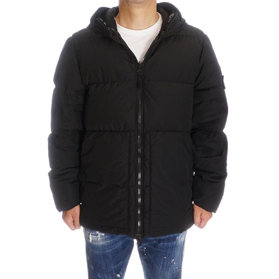 代引可 ダウンジャケット Island Stone ストーンアイランド メンズ 22年秋冬新作 ブラック パーカー カラー V0029 ブラック qhema Com