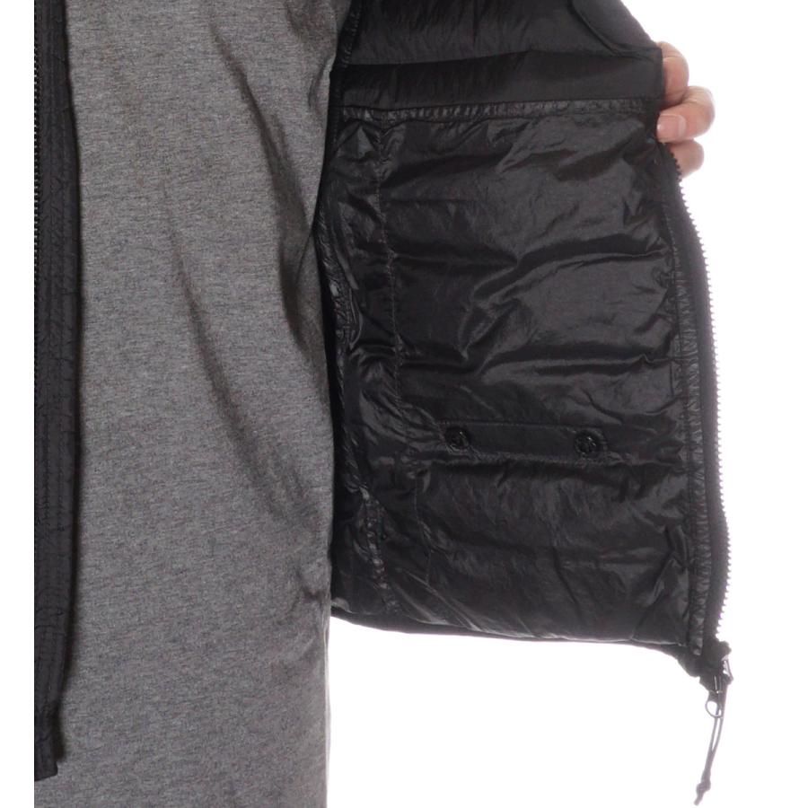 STONE ISLAND ストーンアイランド ダウンベスト メンズ ブラック STONE ISLAND ストーンアイランド ダウンベスト メンズ ブラック