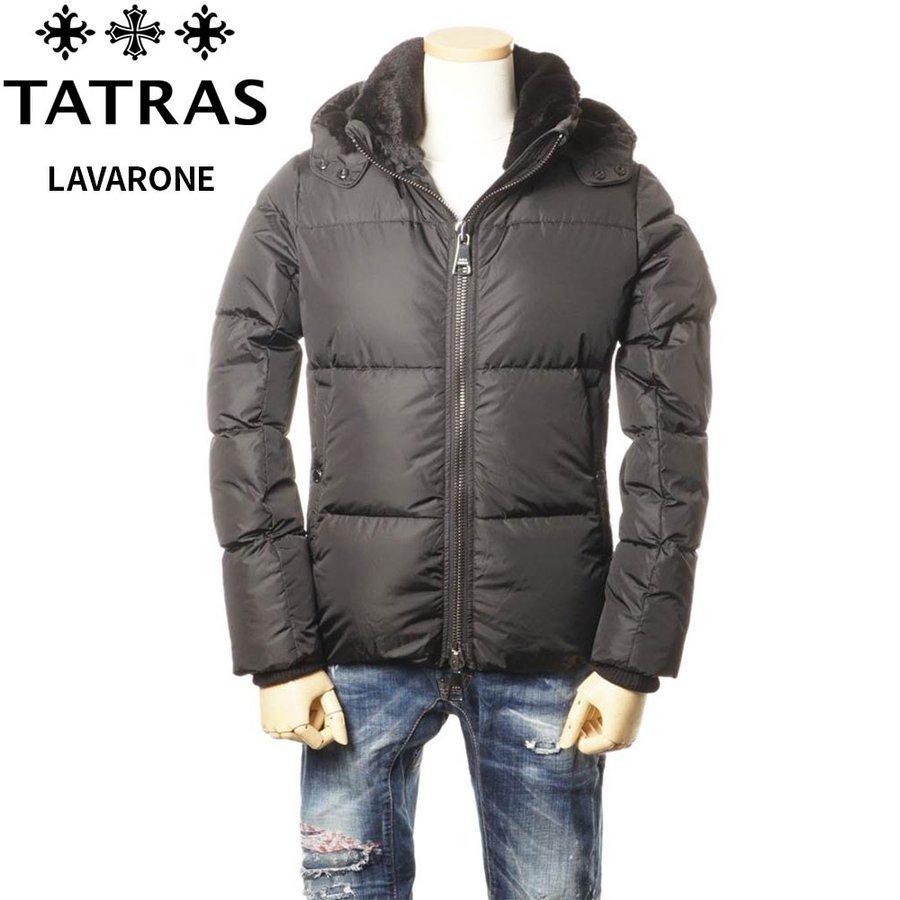 タトラス ダウンジャケット メンズ Tatras ボア切替 フード付きアウター ブラック Lavarone 4158 Tam セレクトテイストyahoo 店 通販 Yahoo ショッピング
