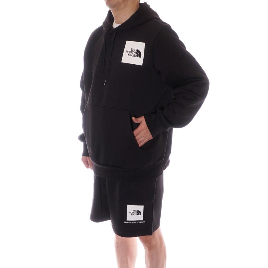 ザ ノースフェイス THE NORTH FACE セットアップ プルオーバーパーカー ハーフパンツ メンズ ブラック NF0A89EU NF0A8C1J JK3KY4