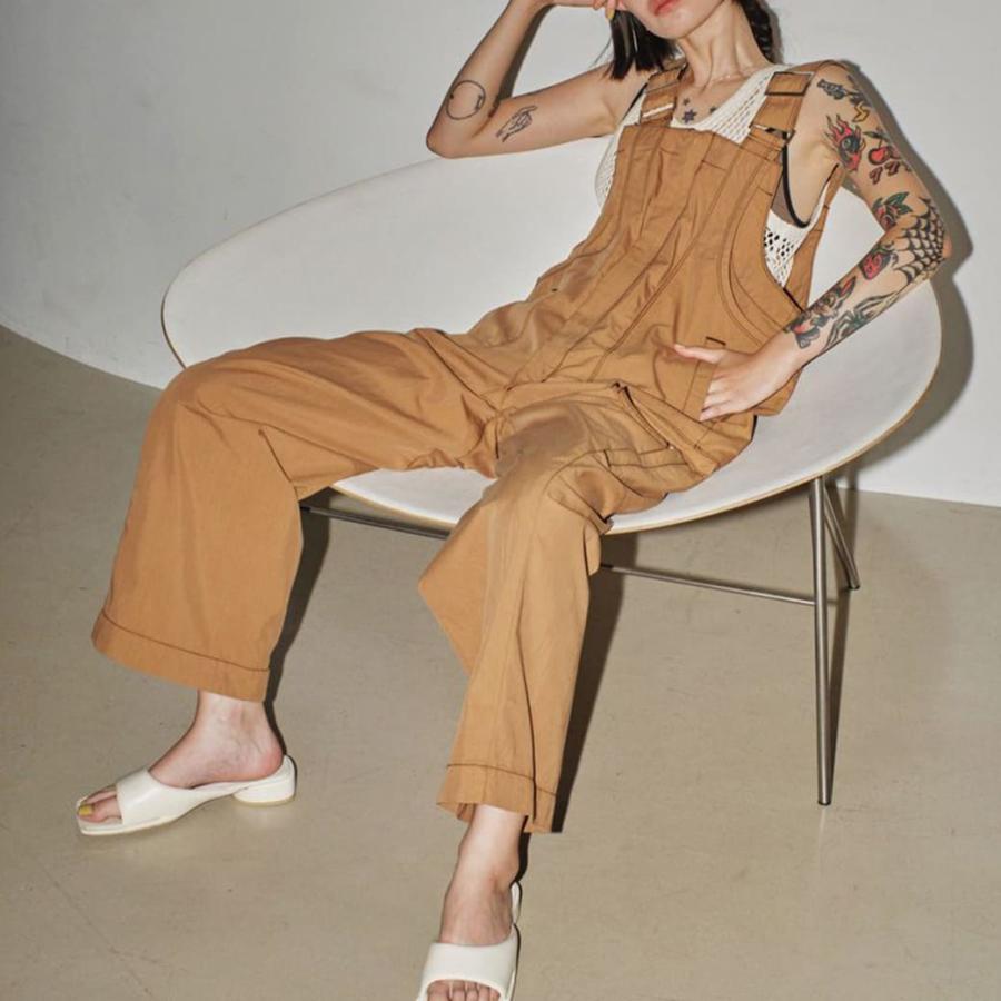 TODAYFUL トゥデイフル Frontzip Cotton Salopette フロントジップ