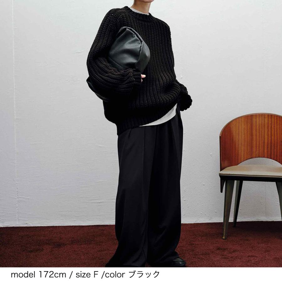 CFCL low gauge top ローゲージ ニット プルオーバー ブラック LOW GAUGE PULLOVER