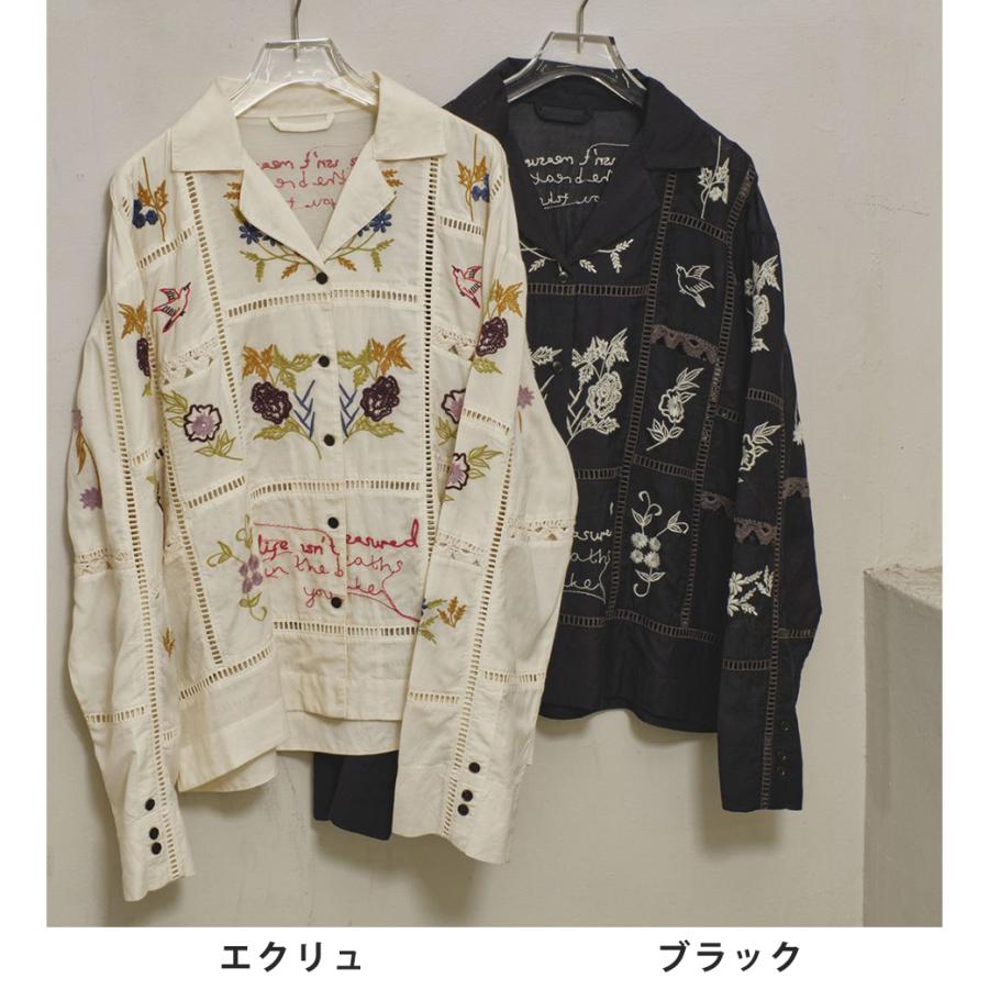 TODAYFUL Embroidery Patchwork Shirts エンブロイダリーパッチ TODAYFUL Embroidery Patchwork Shirts エンブロイダリーパッチ