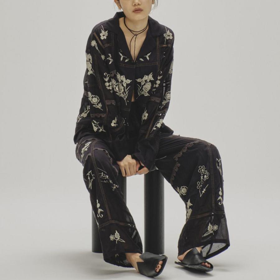 TODAYFUL Embroidery Patchwork Shirts エンブロイダリーパッチ TODAYFUL Embroidery Patchwork Shirts エンブロイダリーパッチ