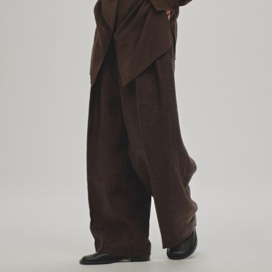 予約)TODAYFUL Tuck Linen Trousers タックリネントラウザーズ  