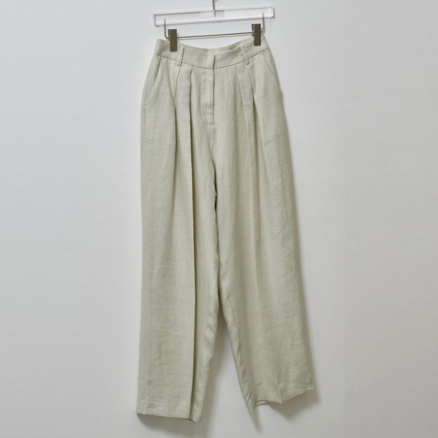 予約)TODAYFUL Tuck Linen Trousers タックリネントラウザーズ  