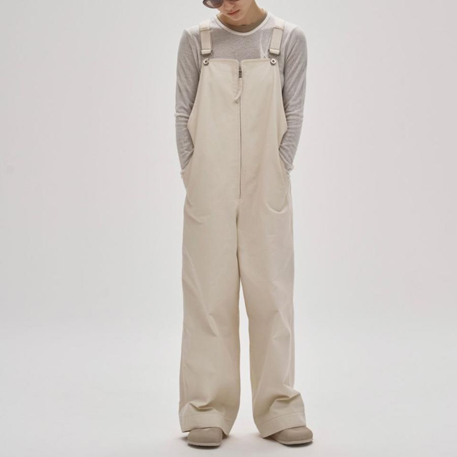 TODAYFUL トゥデイフル Frontzip Twill Salopette フロントジップ
