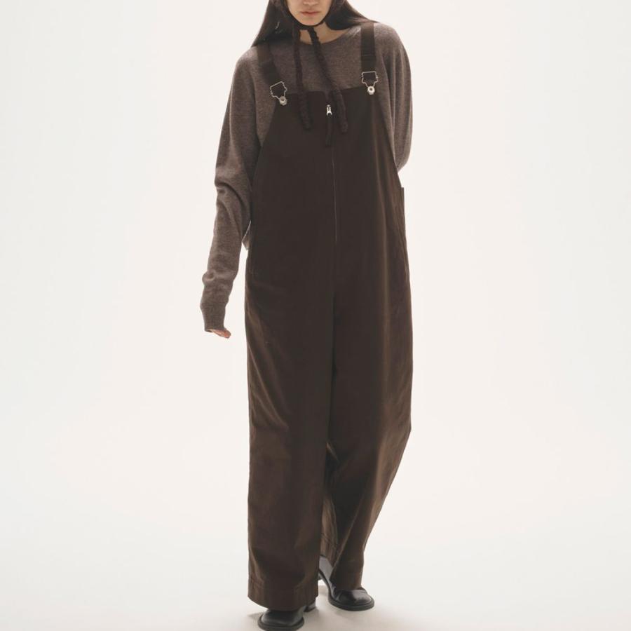 TODAYFUL トゥデイフル Frontzip Twill Salopette フロントジップ