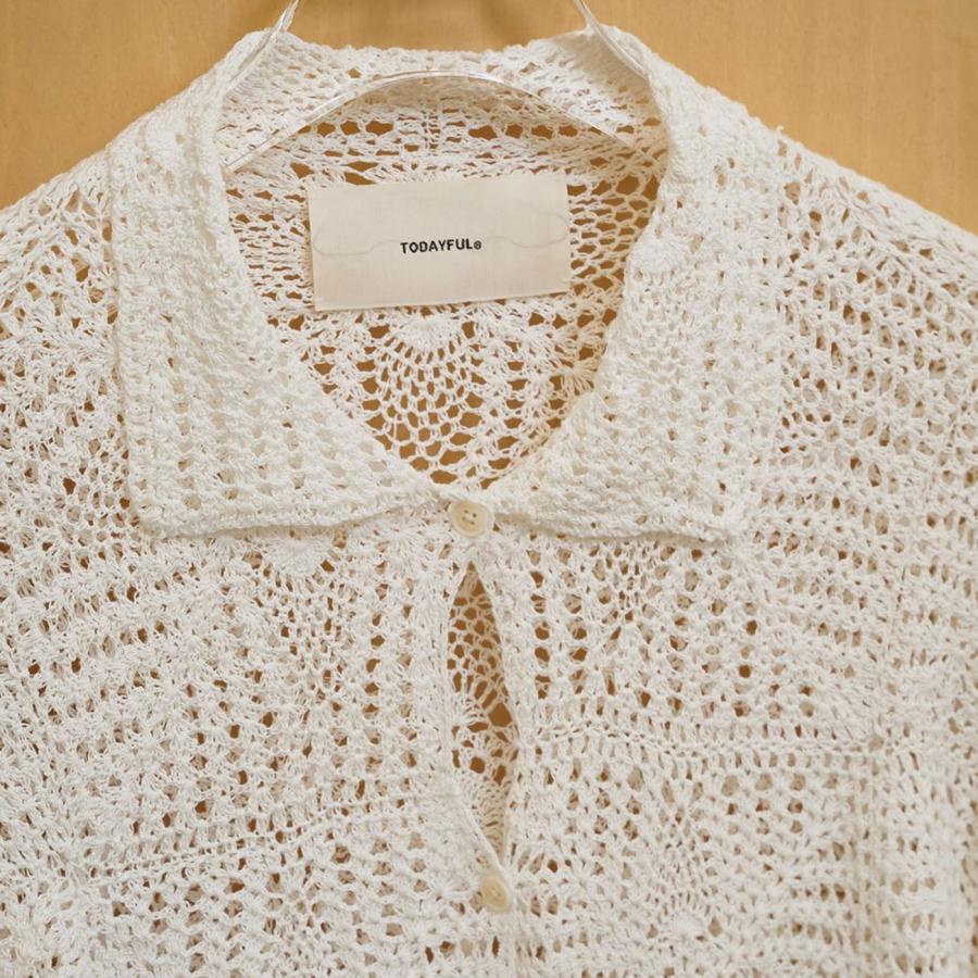 TODAYFUL トゥデイフル Crochet Lace Shirts クロシェレースシャツ