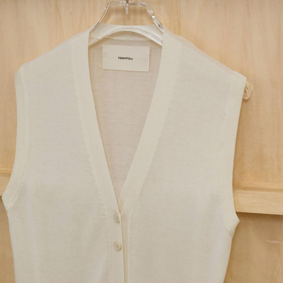 TODAYFUL トゥデイフル Tencelsilk Knit Vest テンセルシルクニット