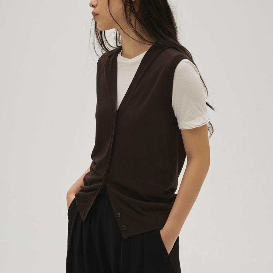 TODAYFUL トゥデイフル Tencelsilk Knit Vest テンセルシルクニット