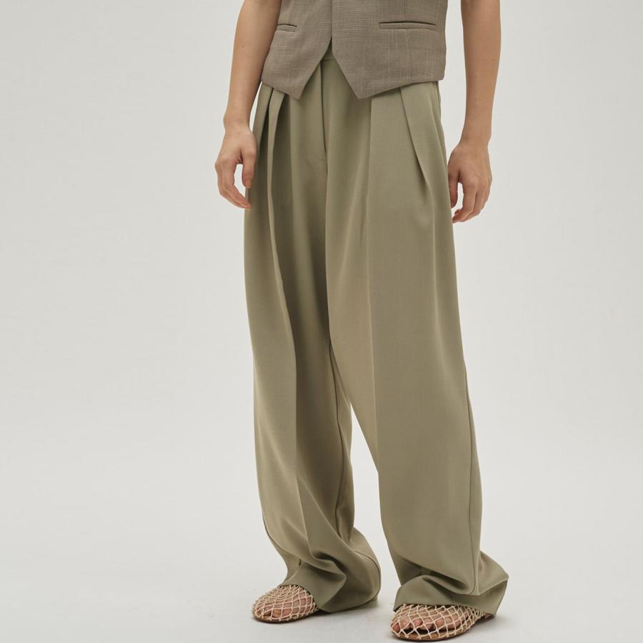TODAYFUL (予約)トゥデイフル Tuck Wide Trousers タックワイド  