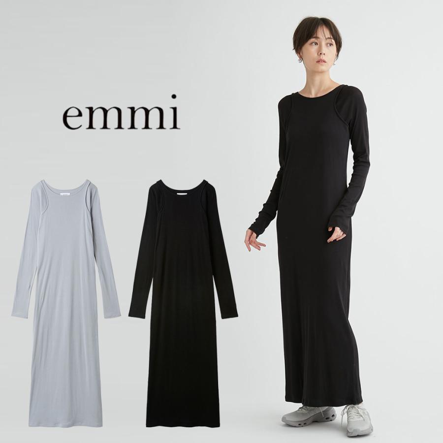 emmi yoga SALE40%OFF atelier レイヤードライクカットソーワンピース 