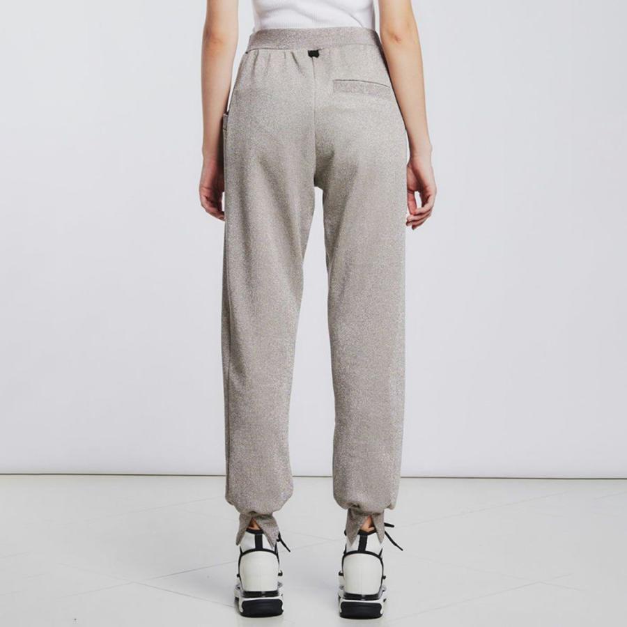 DOUBLE STANDARD CLOTHING ESSENTIAL / ラメ裏毛イージーパンツ 2506141241 レディース ダブスタ ボトムス 上品 脚長効果 DOUBLE STANDARD CLOTHING（ダブルスタンダードクロージング） DOUBLE