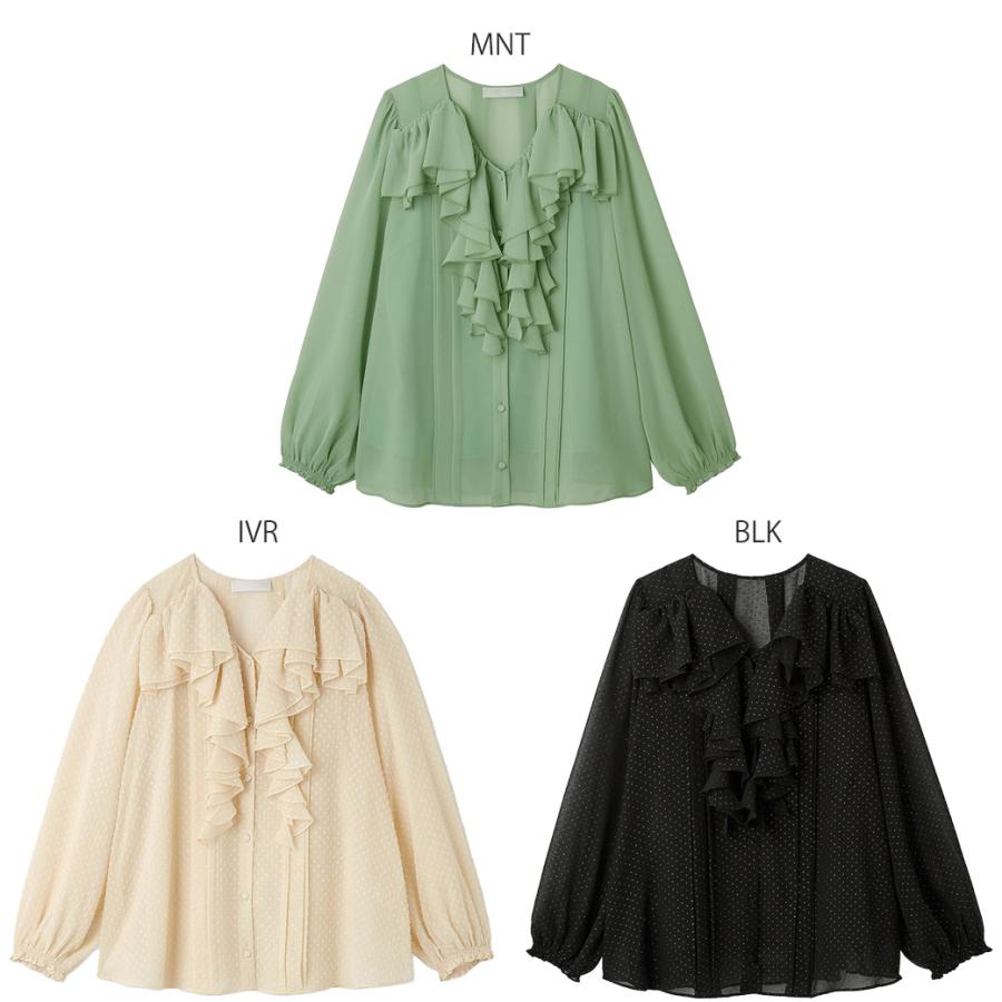 CELFORD（セルフォード） SALE50%OFF シフォンフリルブラウス 