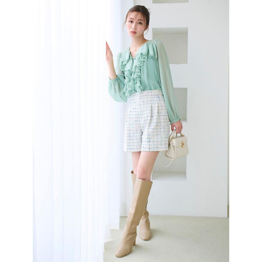 CELFORD（セルフォード） SALE50%OFF シフォンフリルブラウス 