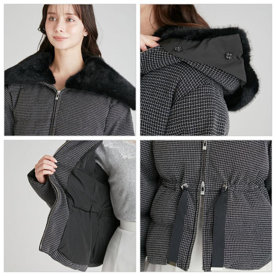 CELFORD（セルフォード） SALE30%OFF ファー襟付きツイードショート