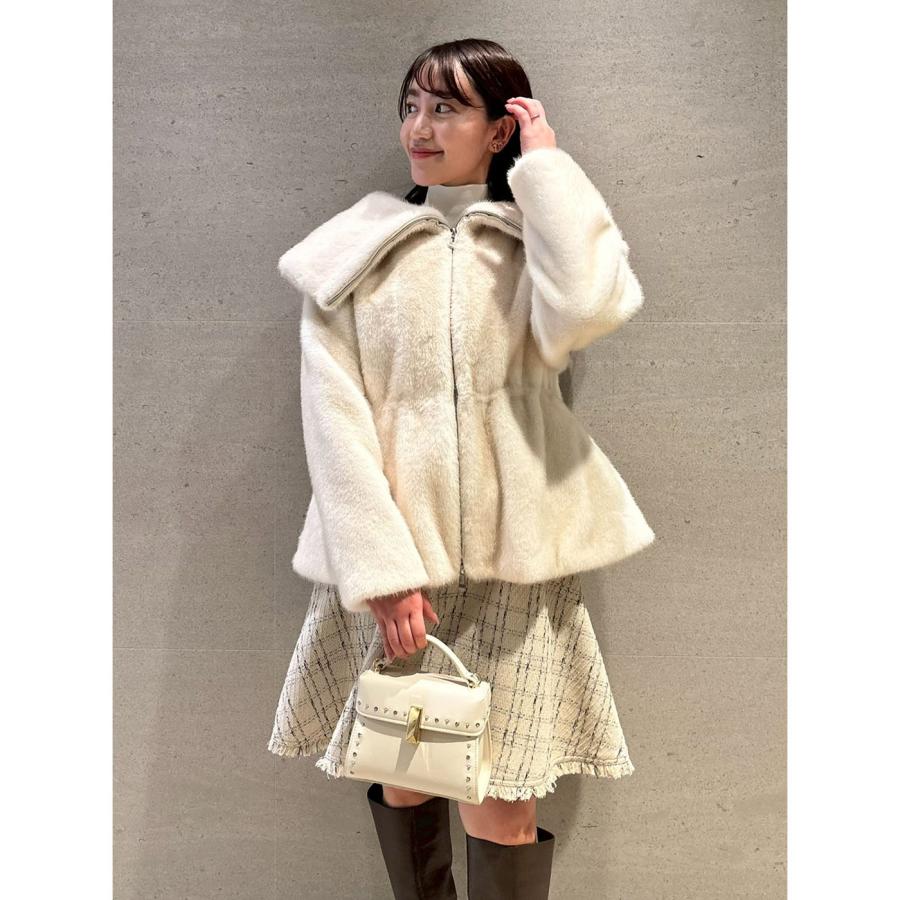 CELFORD（セルフォード） ビッグカラーペプラムファージャケット