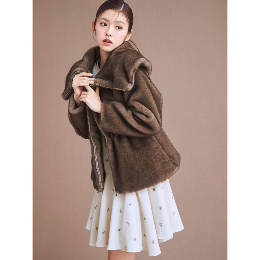 CELFORD（セルフォード） ビッグカラーペプラムファージャケット