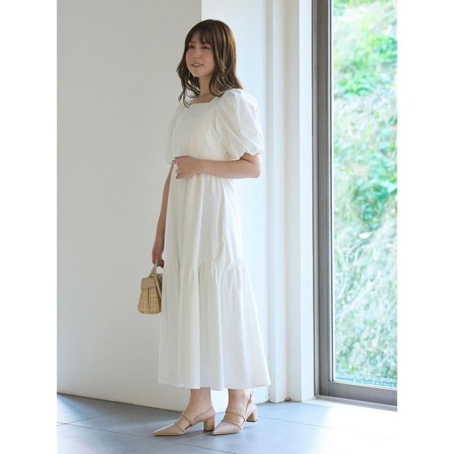 SALE40%OFF CELFORD セルフォード スクエアネックフレアワンピース  