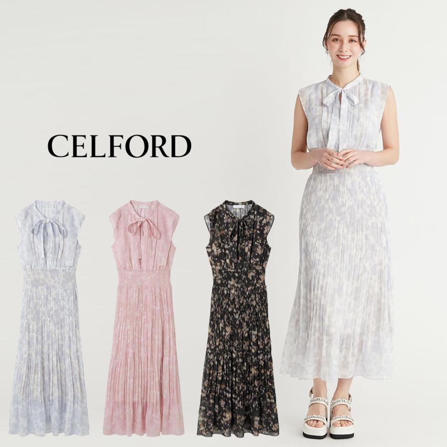 フラワーフォグプリントワンピース celford 36 フラワーフォグプリントワンピース(デイリーワンピース)｜DRESS