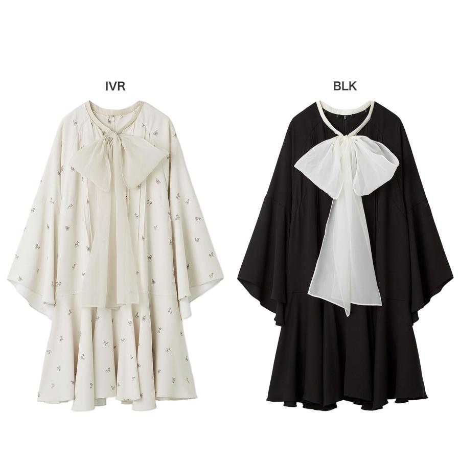 CELFORD セルフォード ビッグリボンフレアワンピース cwfo255063