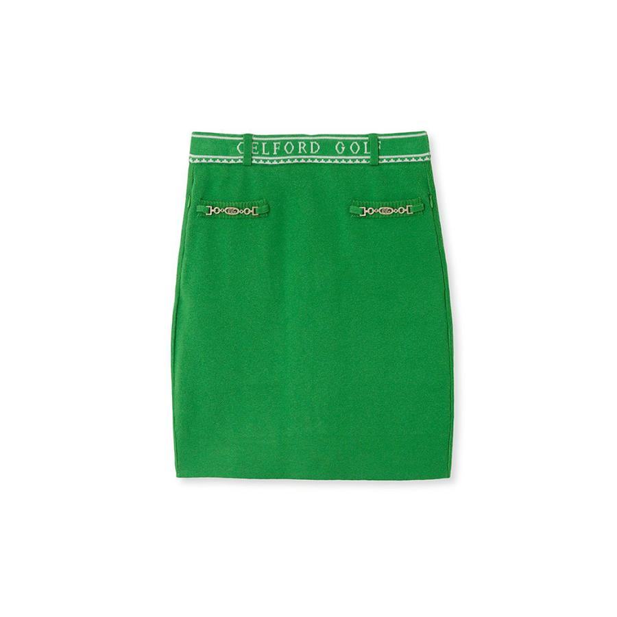 SALE50%OFF CELFORD GOLF ビット付きニットプリーツスカート cwns234034 レディース  ミニスカート ゴルフコーデ ゴルフウェア ショート丈_7