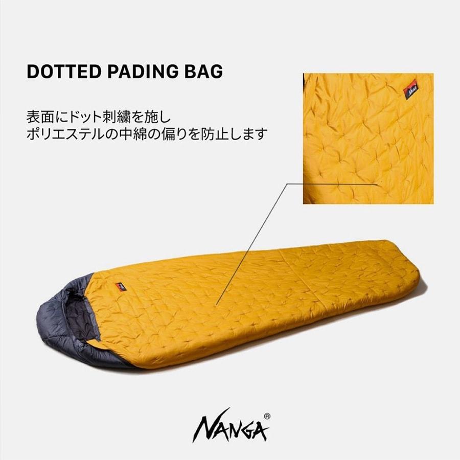 NANGA ナンガ 化繊シュラフ DOTTED PADDING BAG ドッテド パディング