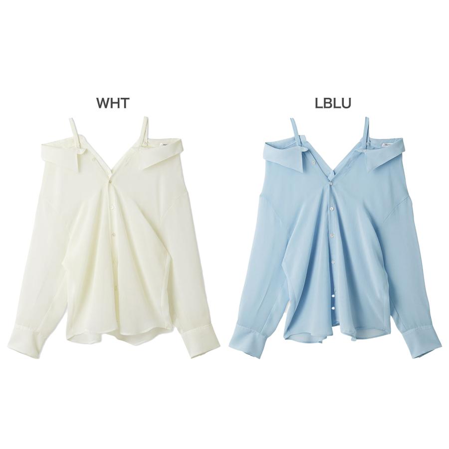 FRAY I.D SALE40%OFF フレイアイディー 2wayリネンライクシアーシャツ