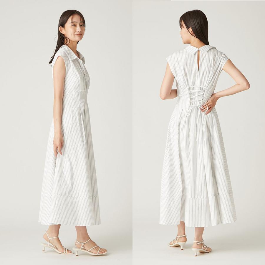 FRAY I.D シャツワンピース ロングジレ FRAY I.D フレイアイディー 2wayネックフレアシャツワンピース