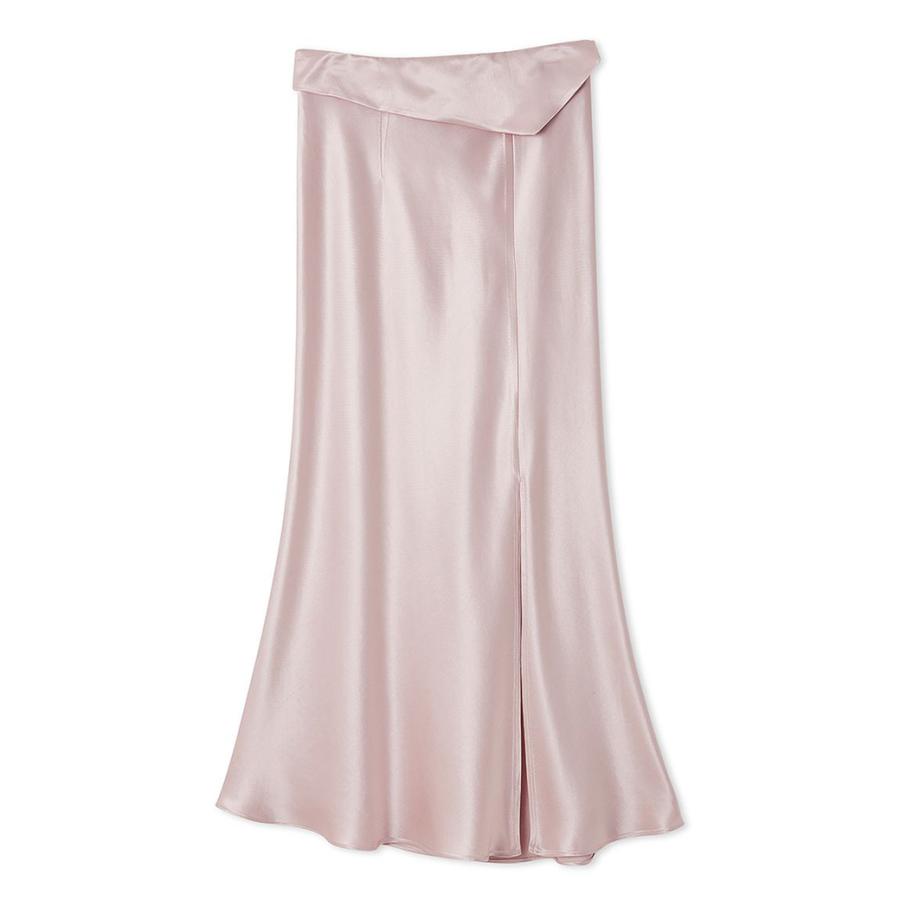 FRAY I.D SALE10%OFF フレイアイディー スリットサテンナロースカート  