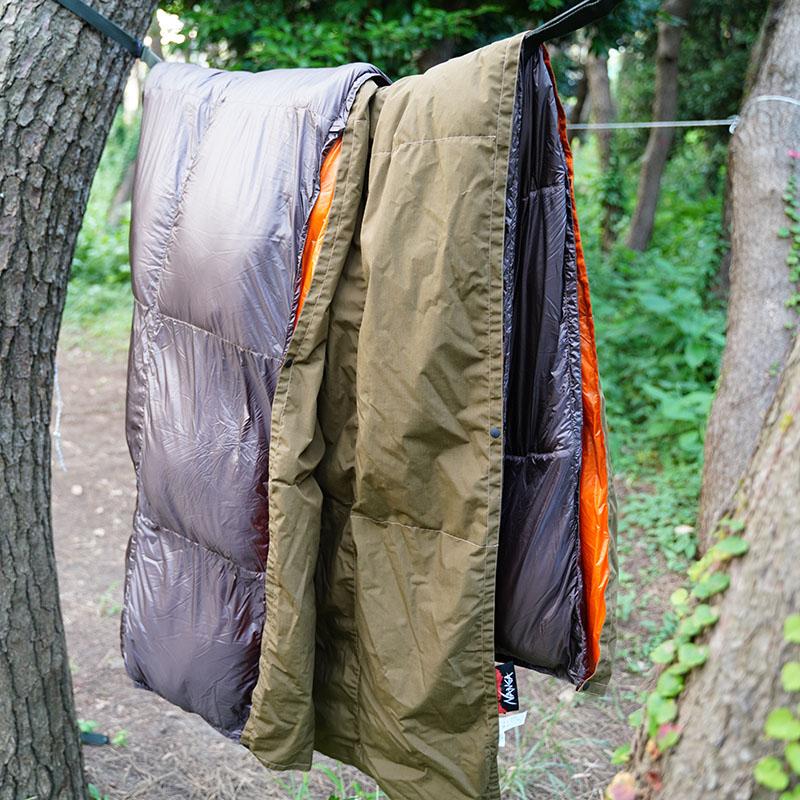 SALE10%OFF NANGA ナンガ 防災 3WAY KAKE-FUTON カケフトン 760FP COYOTE (コヨーテ) 車中泊 バンライフ 布団 封筒型 寝袋の画像