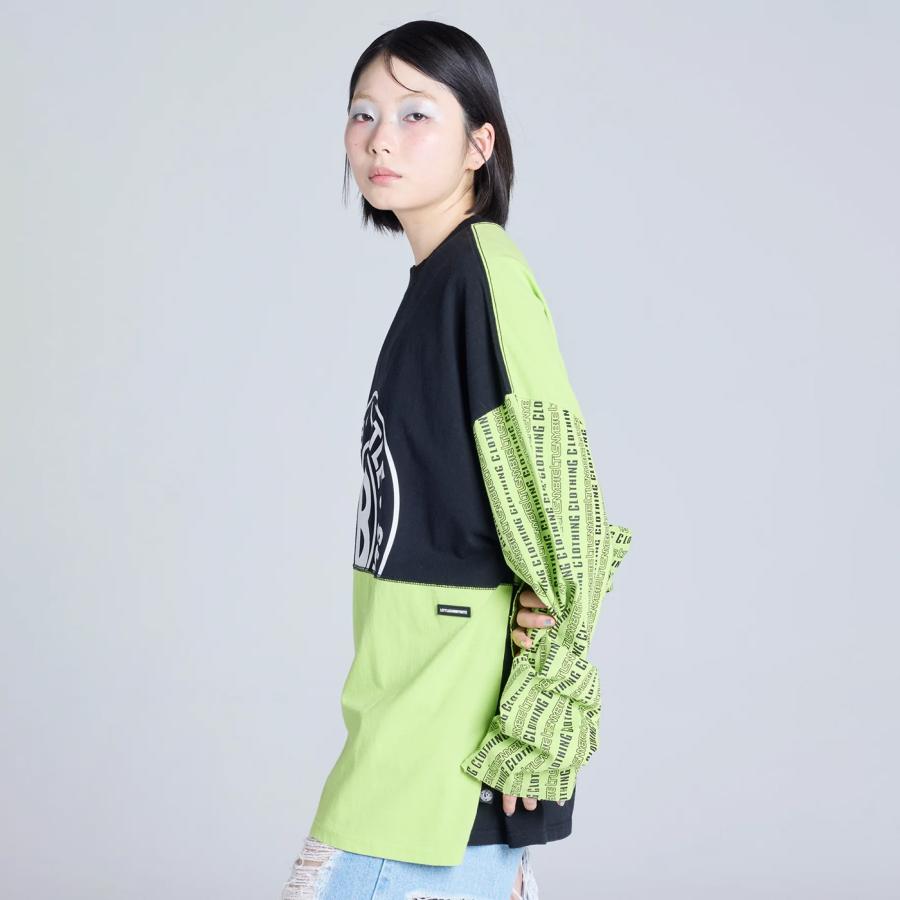 little sunny bite リトルサニーバイト LSB logo long tee ロゴロングTシャツ lsb-ltop-012c トップス オーバーサイズ 2025秋 SALE30%OFF リトルサニーバイト LSB logo long tee ロゴロングTシャツ