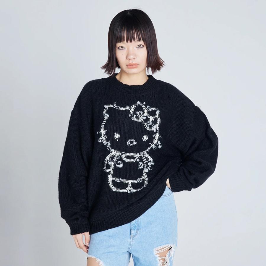 SALE50%OFF ハローキティ × リトルサニーバイト ニットトップス lsb
