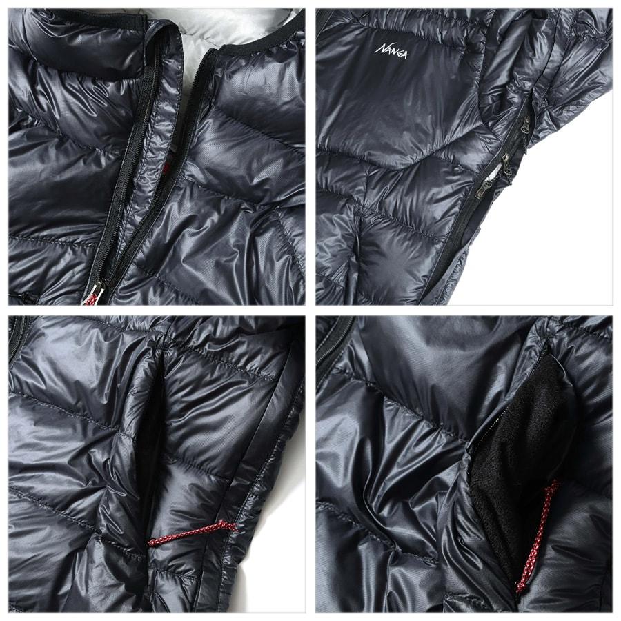 NANGA ナンガ MINIMARHYTHM DOWN ZIP HOODIE(MEN) ミニマリスムダウンジップフーディー nd2241-1a033 超撥水加工_8