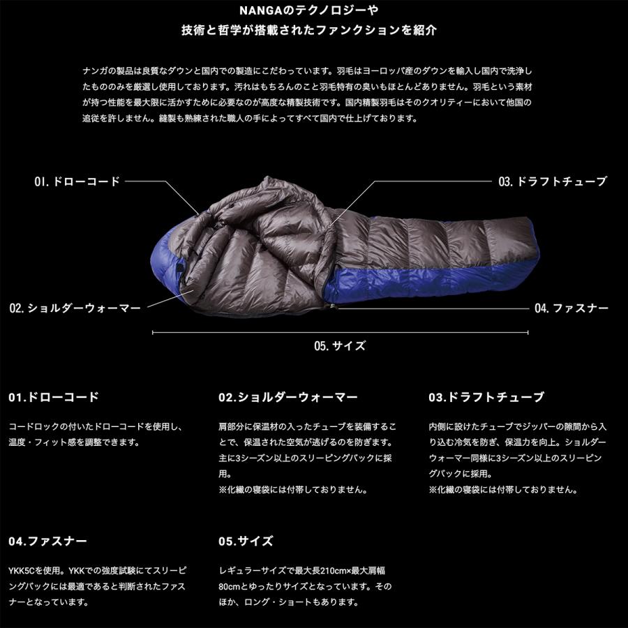 NANGA ナンガ AURORA TEX light 600SPDX レギュラーサイズ オーロラテック ライト 860FP シュラフ 寝袋 身長178cmまで セレクト雑貨ムー Yahoo 店 - 通販 - Yahoo ショッピング