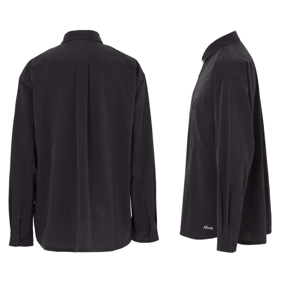 NANGA ナンガ DOT AIR COMFY L/S SHIRT ドットエア コンフィ ロングスリーブシャツ NW2411-1E905-A アウトドアの画像