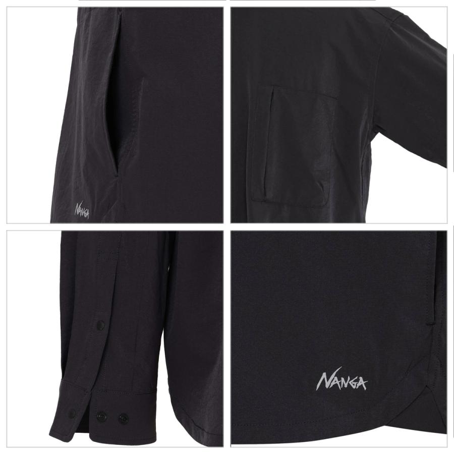 NANGA ナンガ DOT AIR COMFY L/S SHIRT ドットエア コンフィ ロングスリーブシャツ NW2411-1E905-A アウトドアの画像
