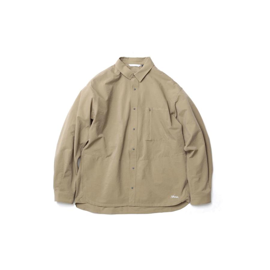 NANGA ナンガ DOT AIR COMFY L/S SHIRT ドットエア コンフィ ロングスリーブシャツ NW2411-1E905-A アウトドアの画像