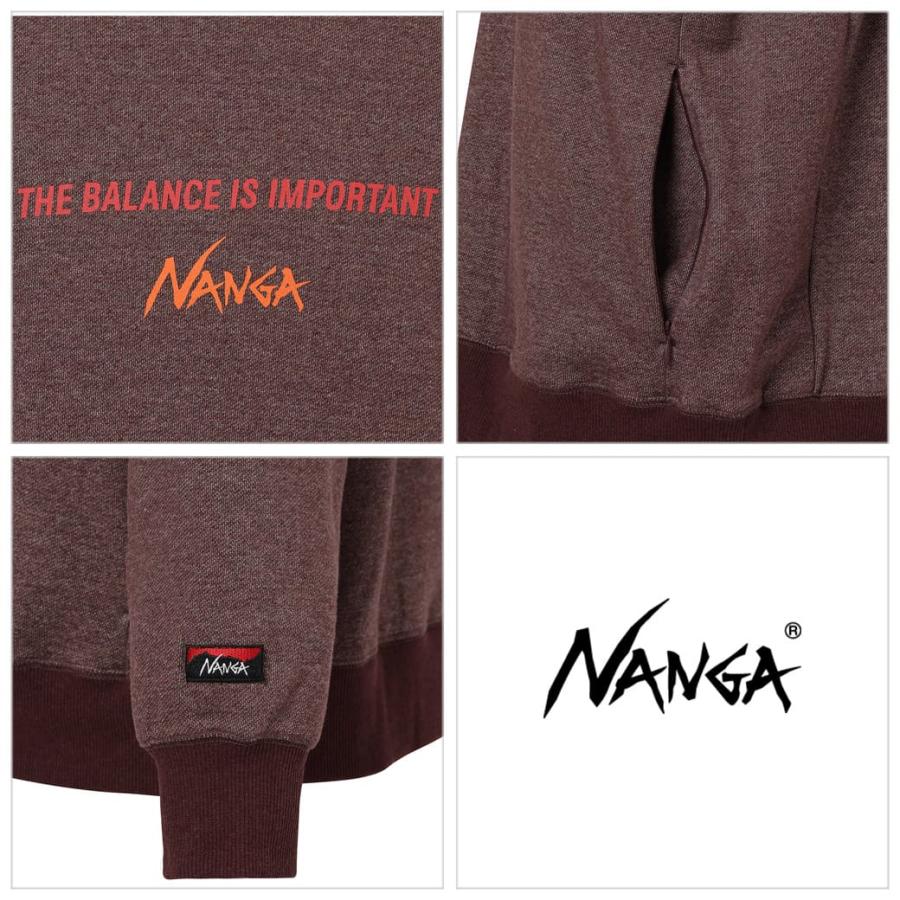 SALE30%OFF NANGA ナンガ ECO HYBRID THE BALANCE SWEATSHIRT / エコハイブリッドザバランススウェットシャツ トレーナー アウトドア｜selectzakkamu｜06