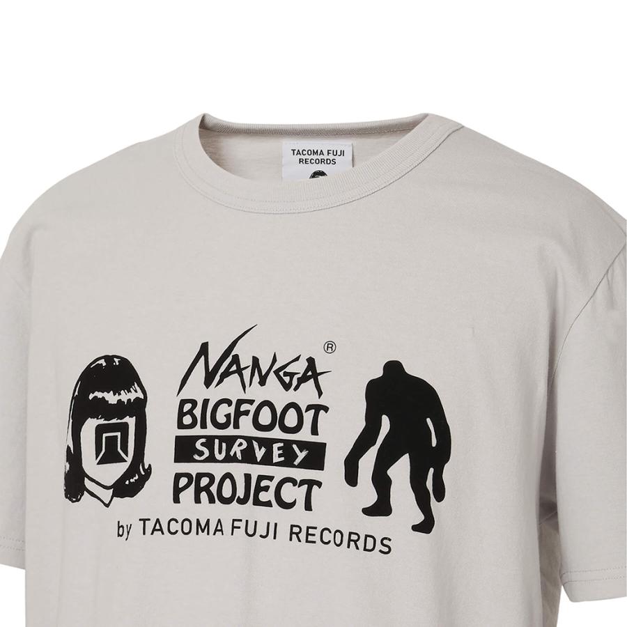 NANGA ナンガ NANGA×TACOMA FUJI RECORDS BIGFOOT SURVEY PROJECT LOGO TEE ユニセックス コラボ 半袖 | NANGA | 06